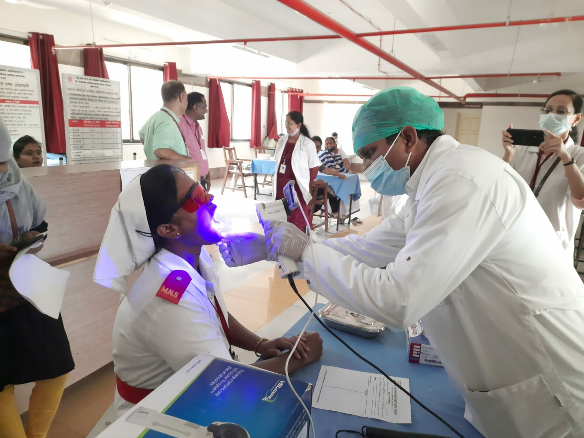 Oral cancer screening camp