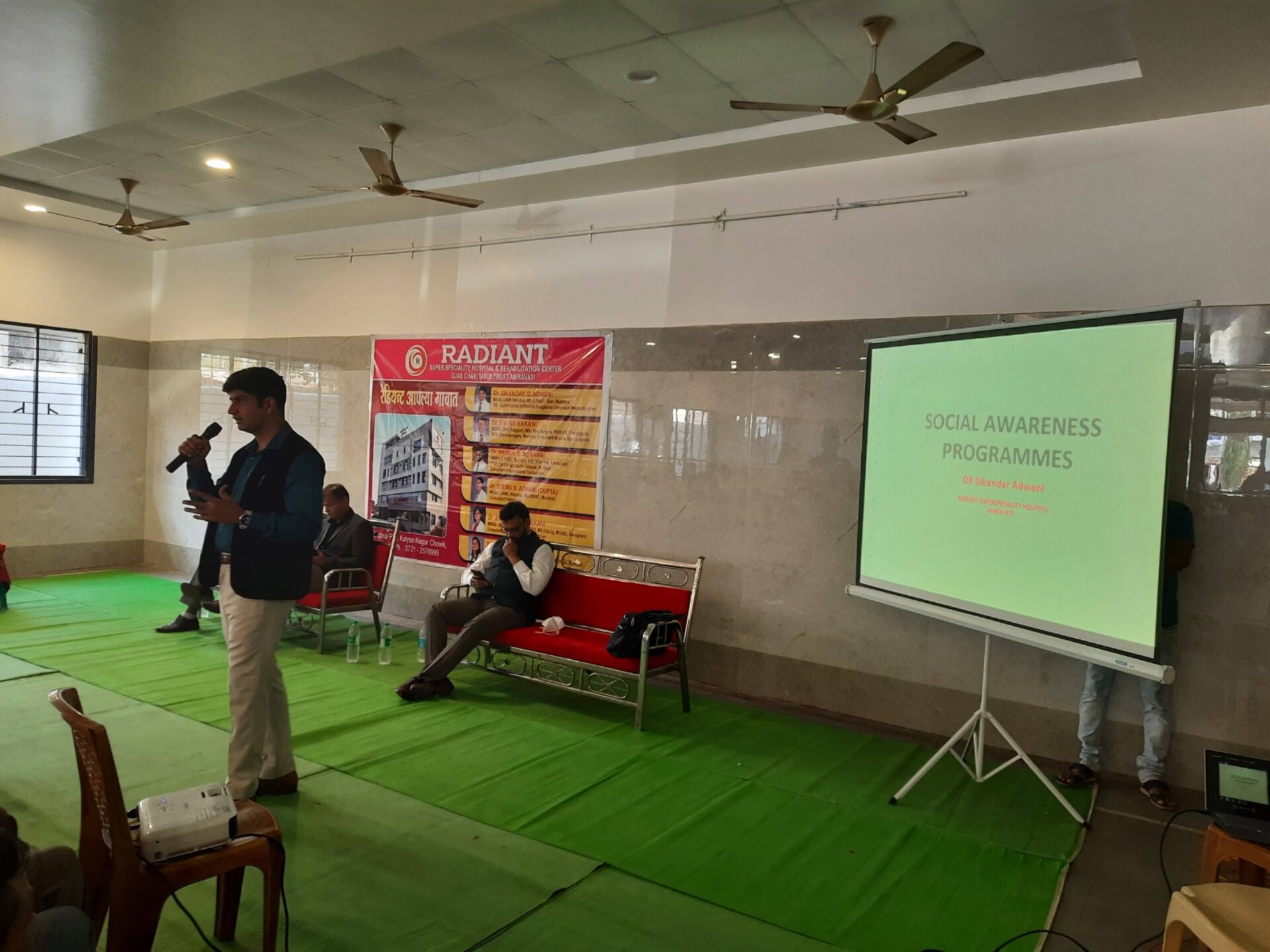 Health Awareness and Screening Camp in Historic Karanja on February 27, 2022