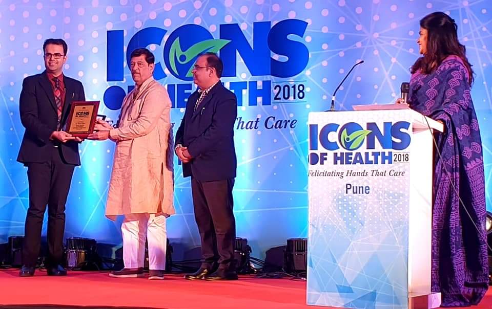 Received Times of India \'ICONS OF HEALTH AWARD 2018\'|ARCUS HOSPITAL|Wanowrie,Pune