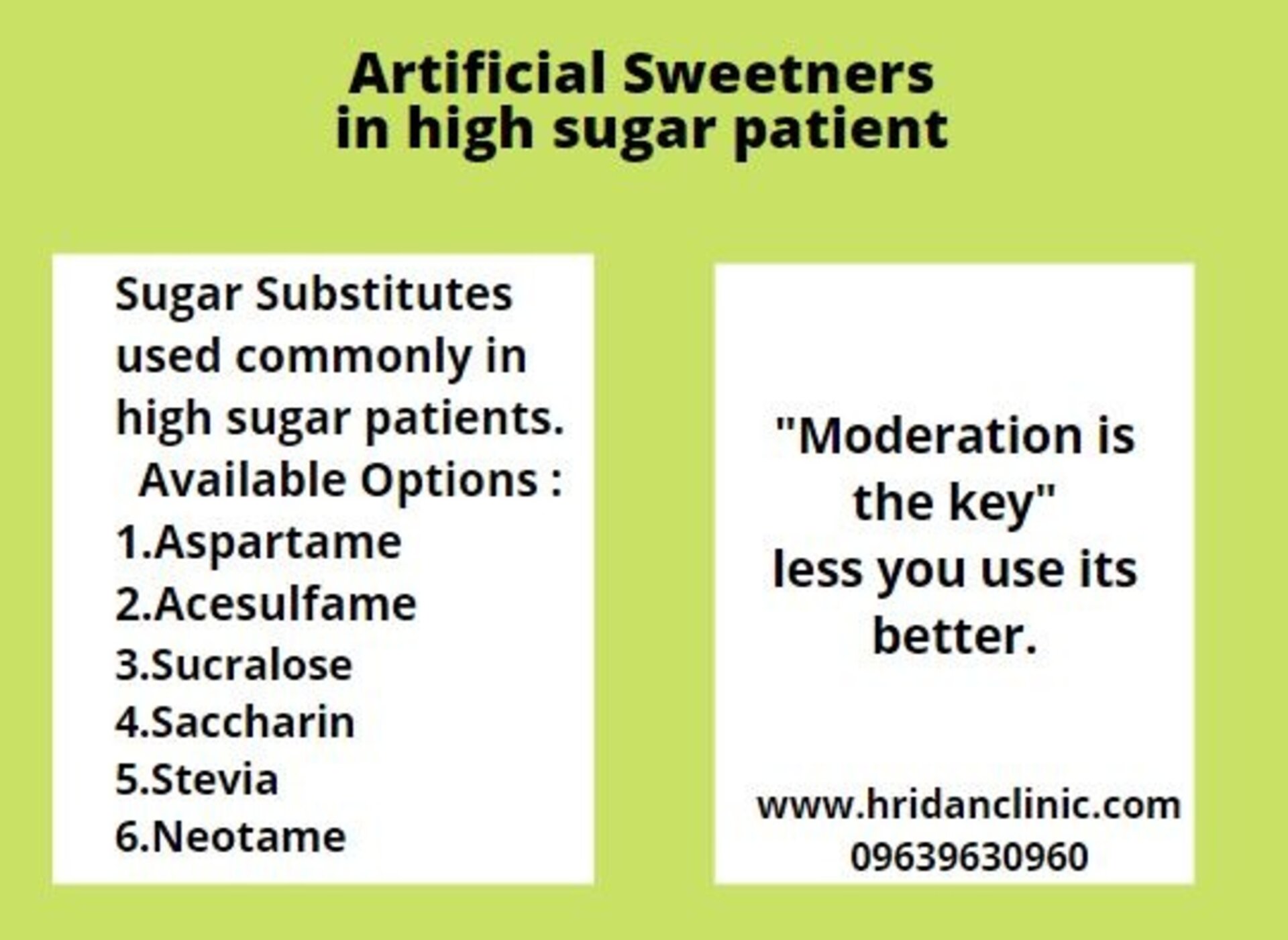 Artificial Sweeteners in High Sugar Patient | Dr. Pratima Singh