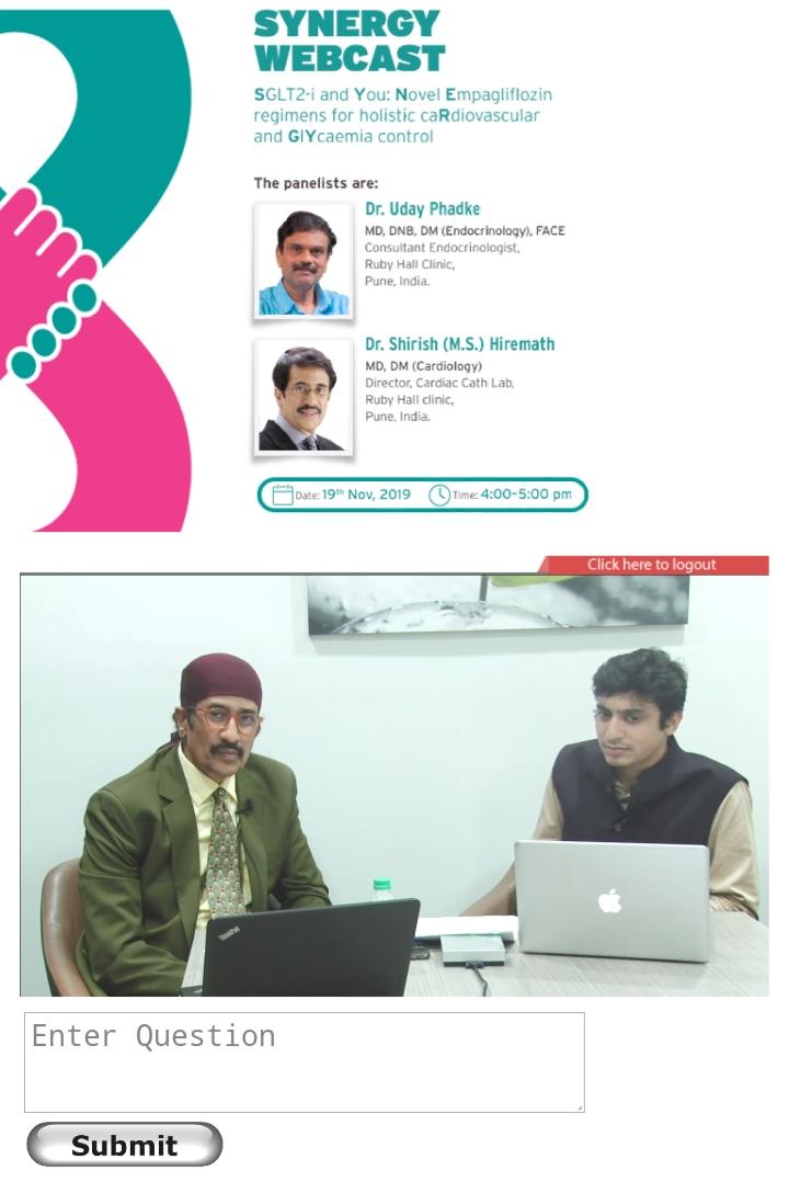 Dr MS Hiremath-Cardiologist on webcast for diabetes management for heart protection|Dr Shirish (M.S.) Hiremath|Shivaji Nagar,Pune