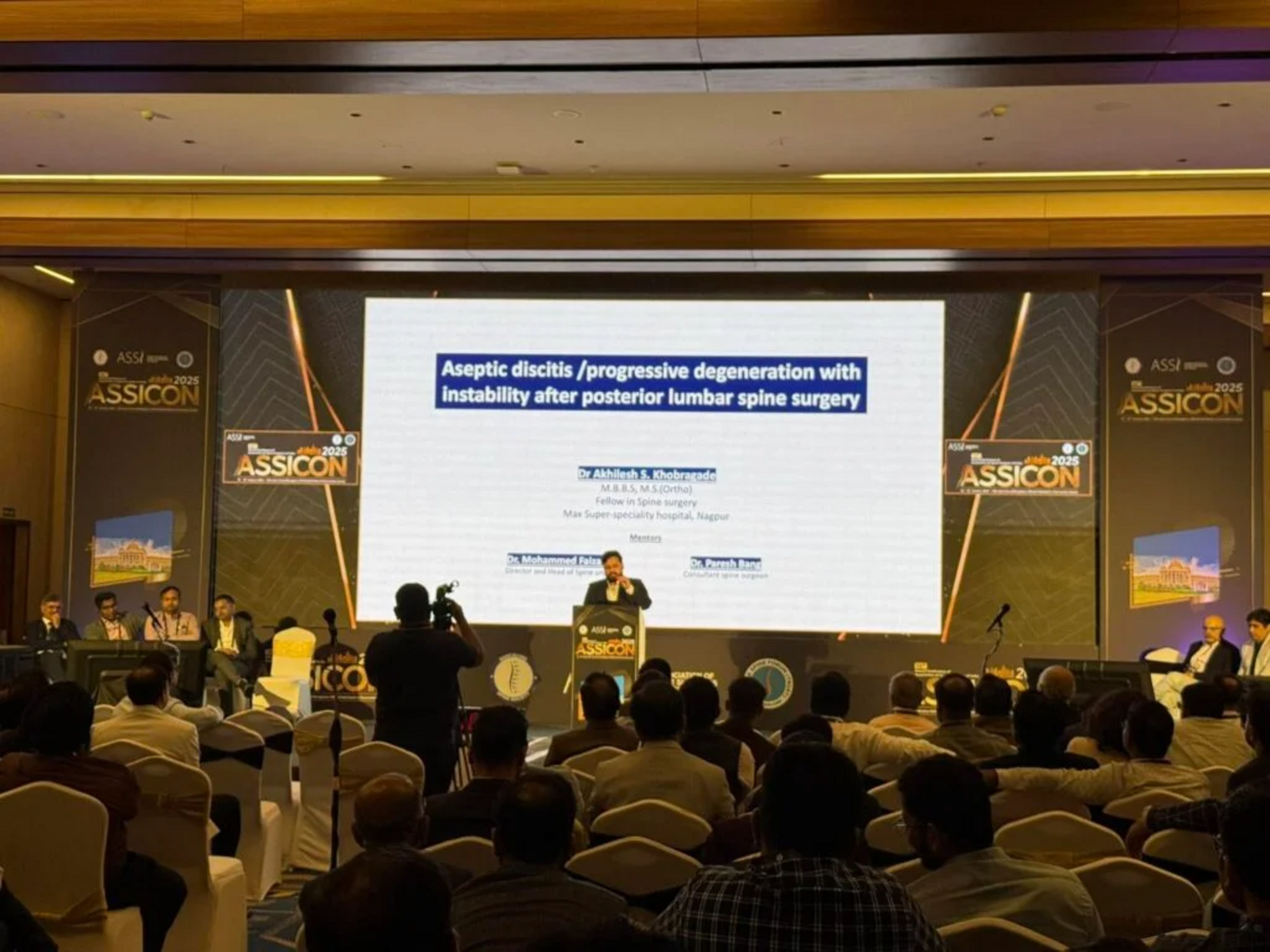 Dr. Paresh Bang Presents at ASSICON National Spine Meet