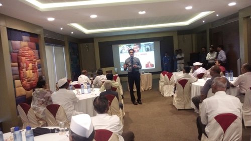 Dr Hiremath addressing the crowd|Dr Shirish (M.S.) Hiremath|Shivaji Nagar,Pune