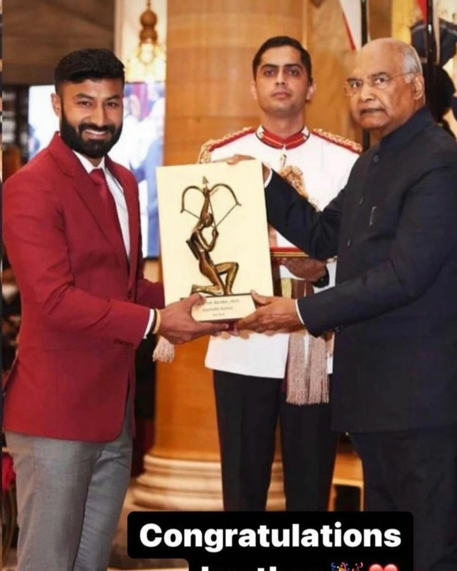 Dr. Manit Arora congratulates his treated patients for being honored by Arjuna Award