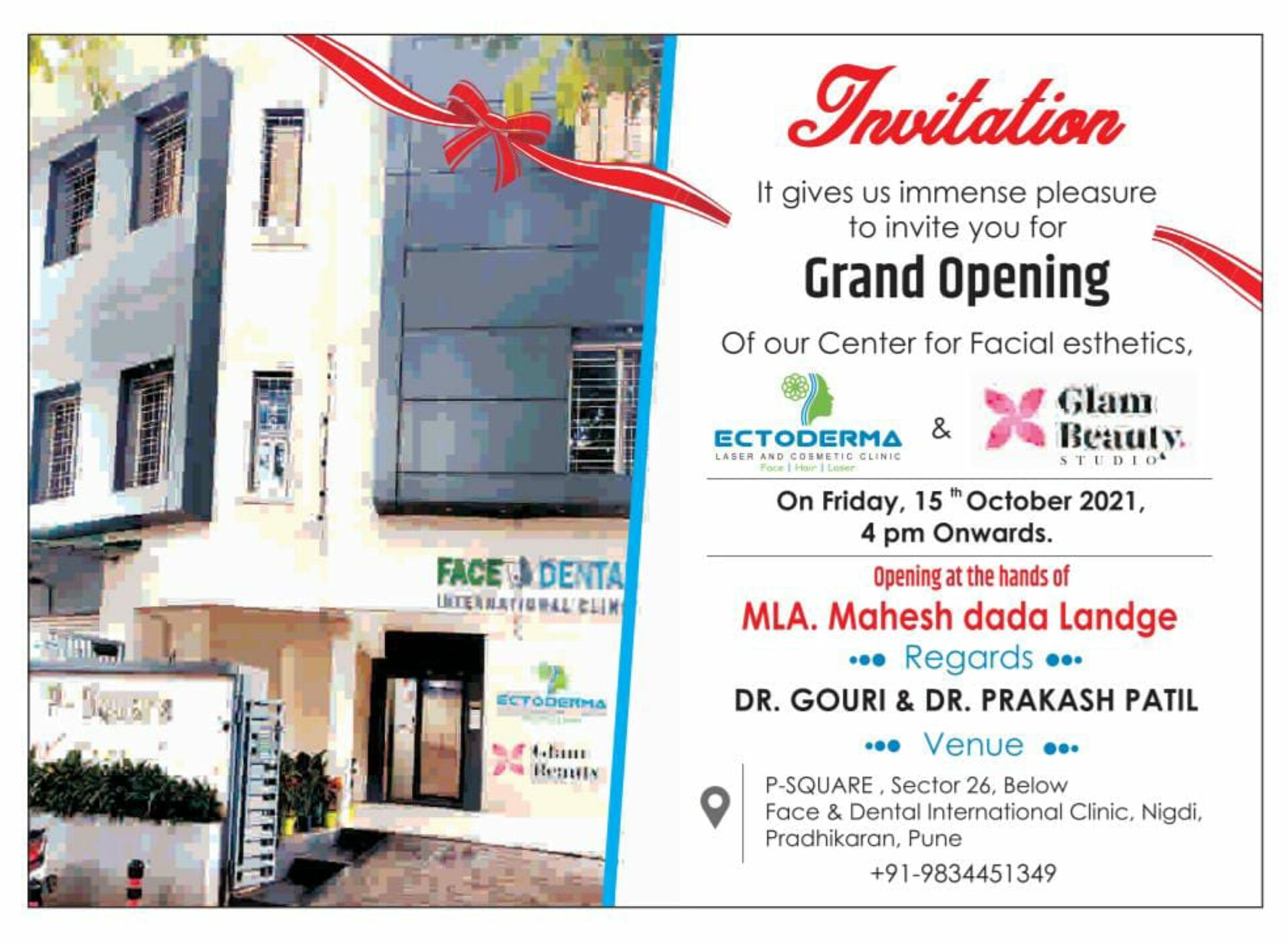 Grand opening of Center of Facial Esthetics