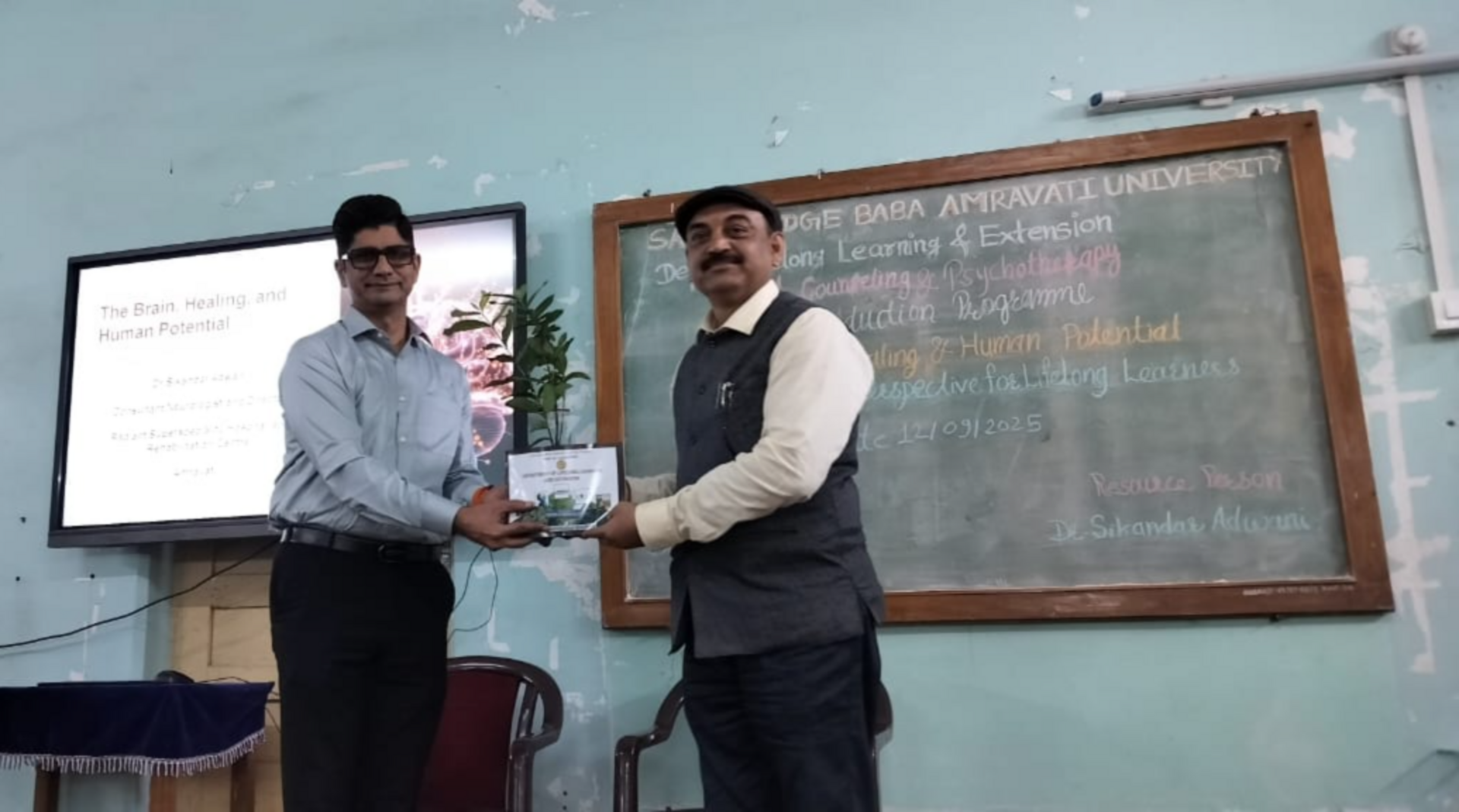 Inspiring Minds: Dr. Sikandar Adwani Lecture at MA Counseling and Psychotherapy Induction Programme