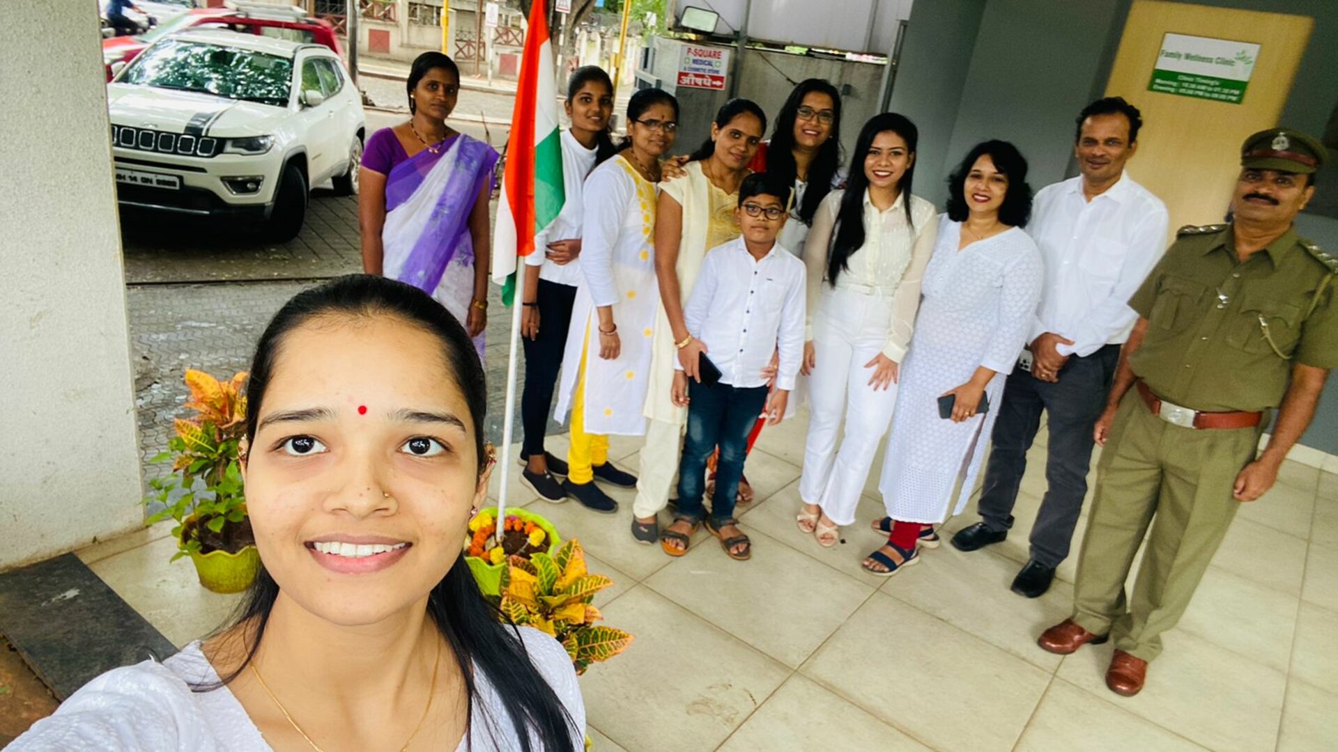 Independence Day Celebrated at FacenDental Clinic | Dr. Prakash Patil