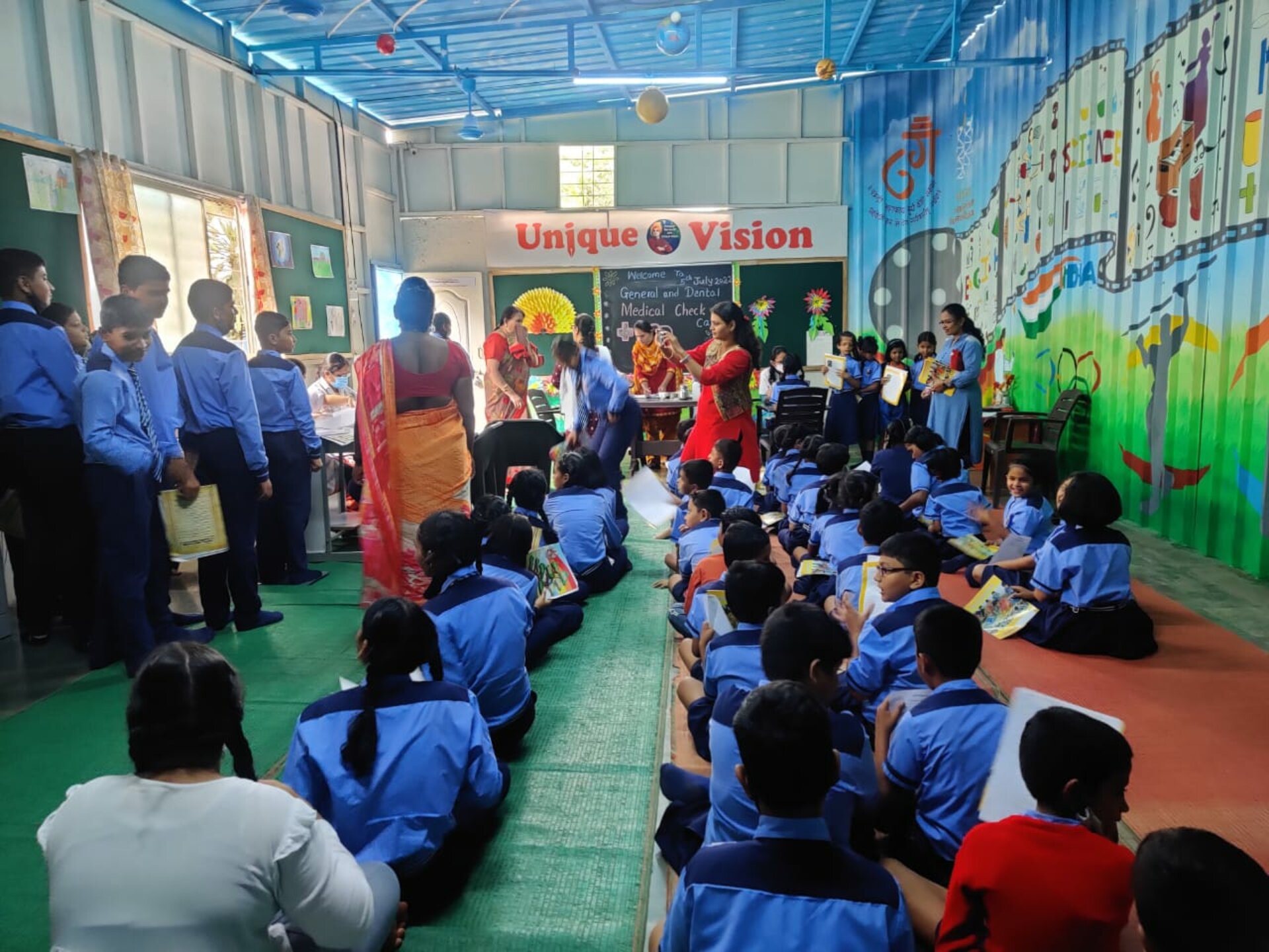 Dental Checkup Camp at Vision English Medium School Pune | Dr. Prakash Patil
