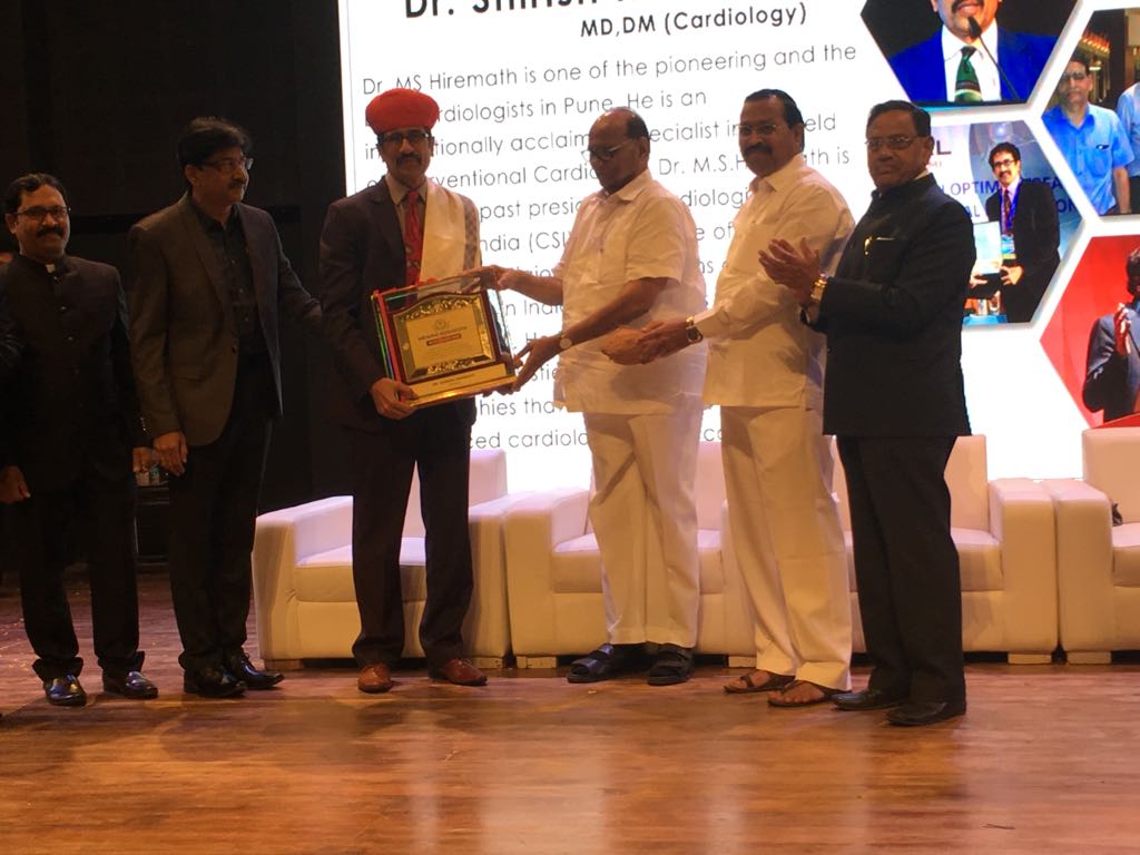 Felicitation by Shri Sharad Pawar|Dr Shirish (M.S.) Hiremath|Shivaji Nagar,Pune