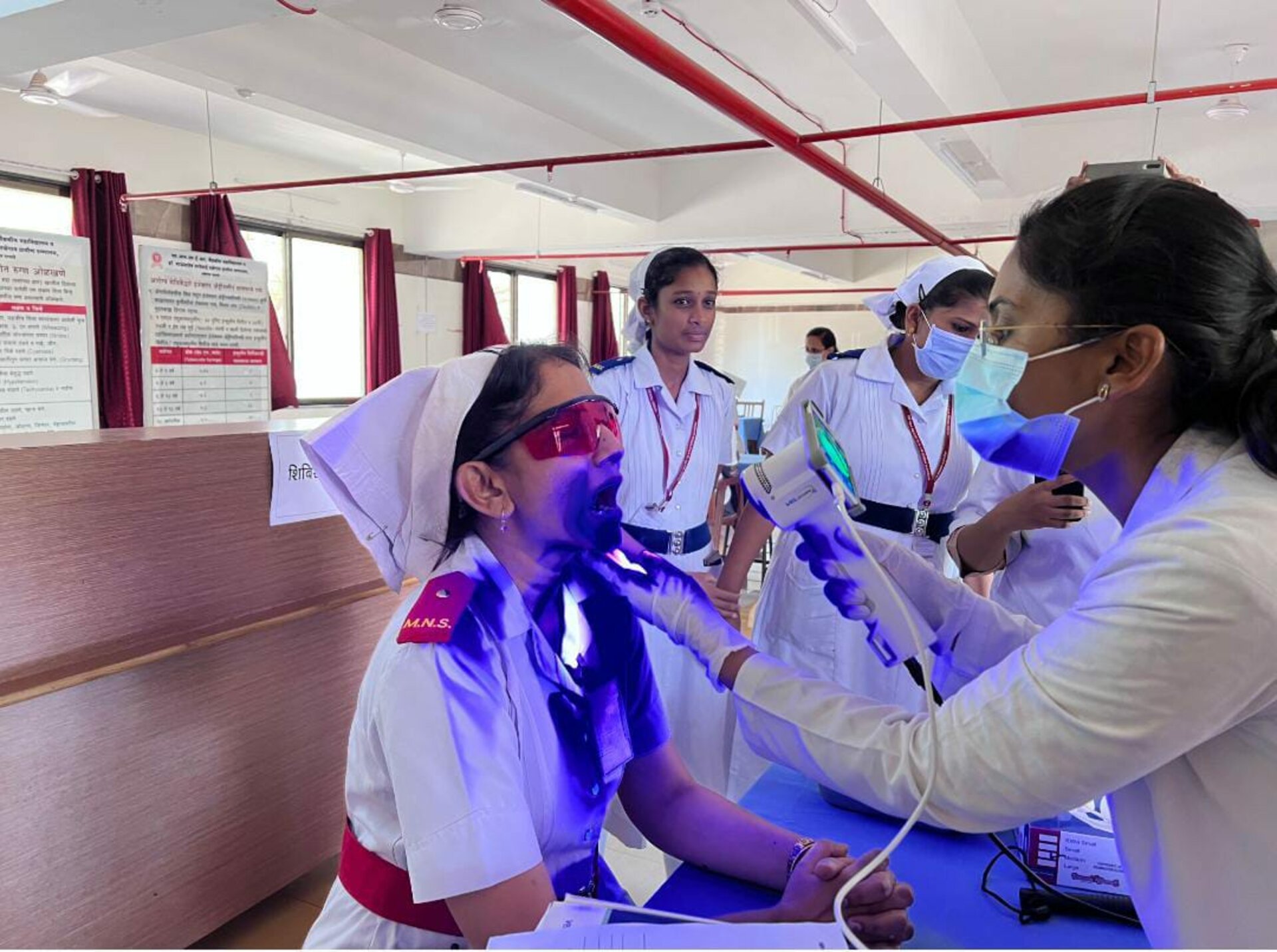 Oral cancer screening camp