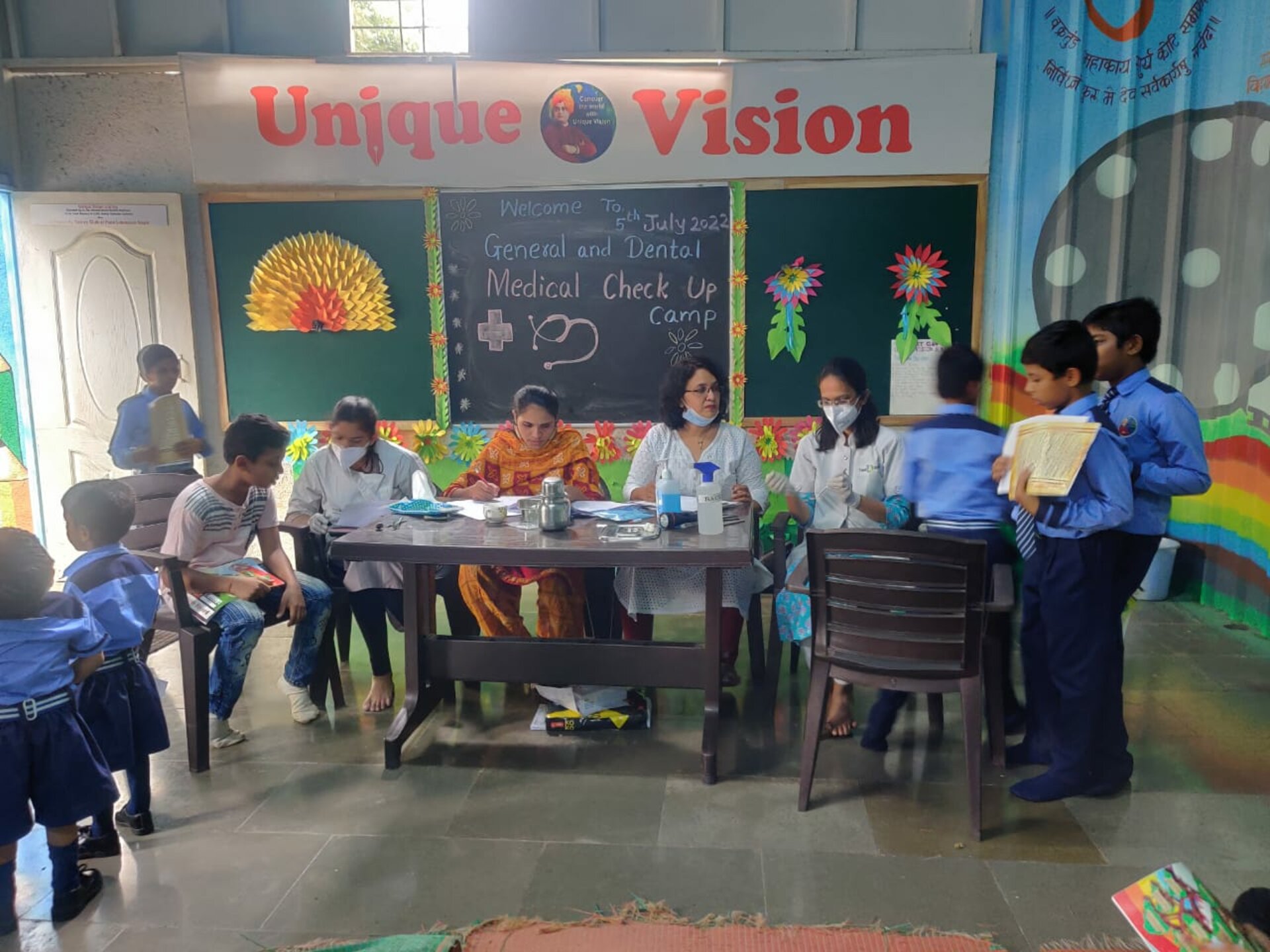 Dental Checkup Camp at Vision English Medium School Pune | Dr. Prakash Patil