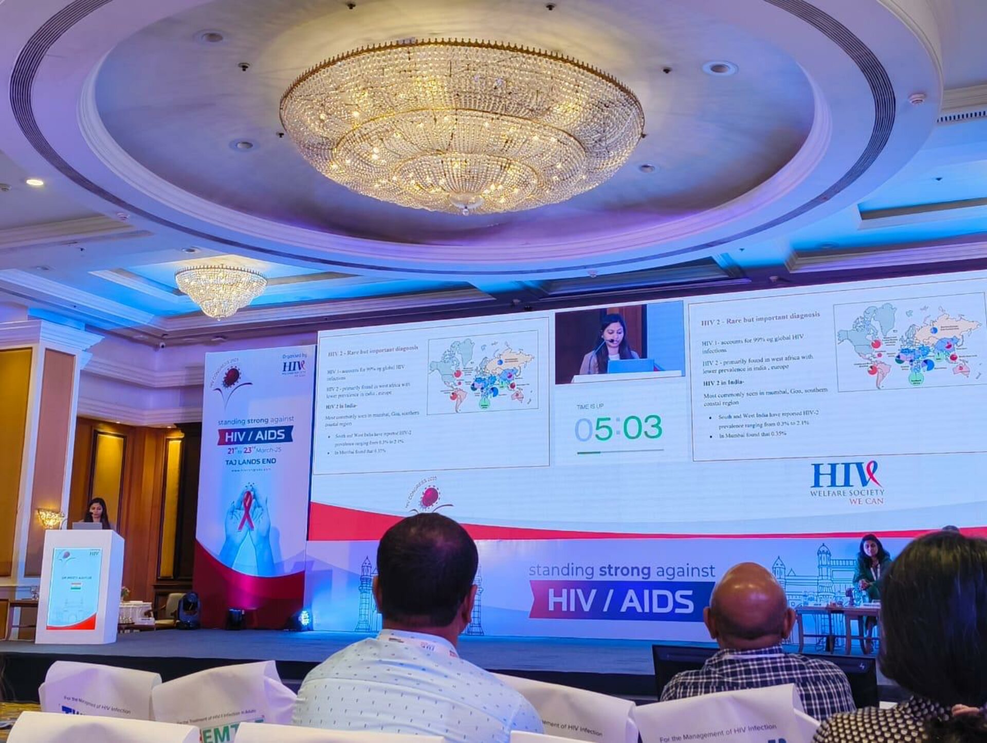 Dr. Preeti Ajapuje Expert Talk on HIV and OIs at HIV Congress Mumbai