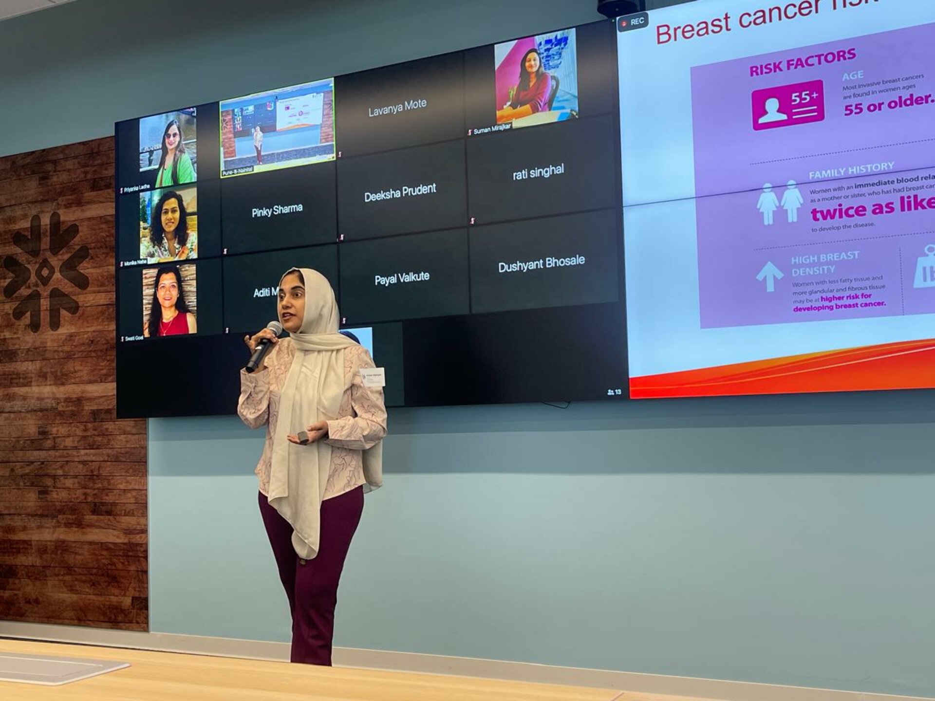 Dr. Afshan Maniyar Talk on Women’s Health and Cancer Awareness