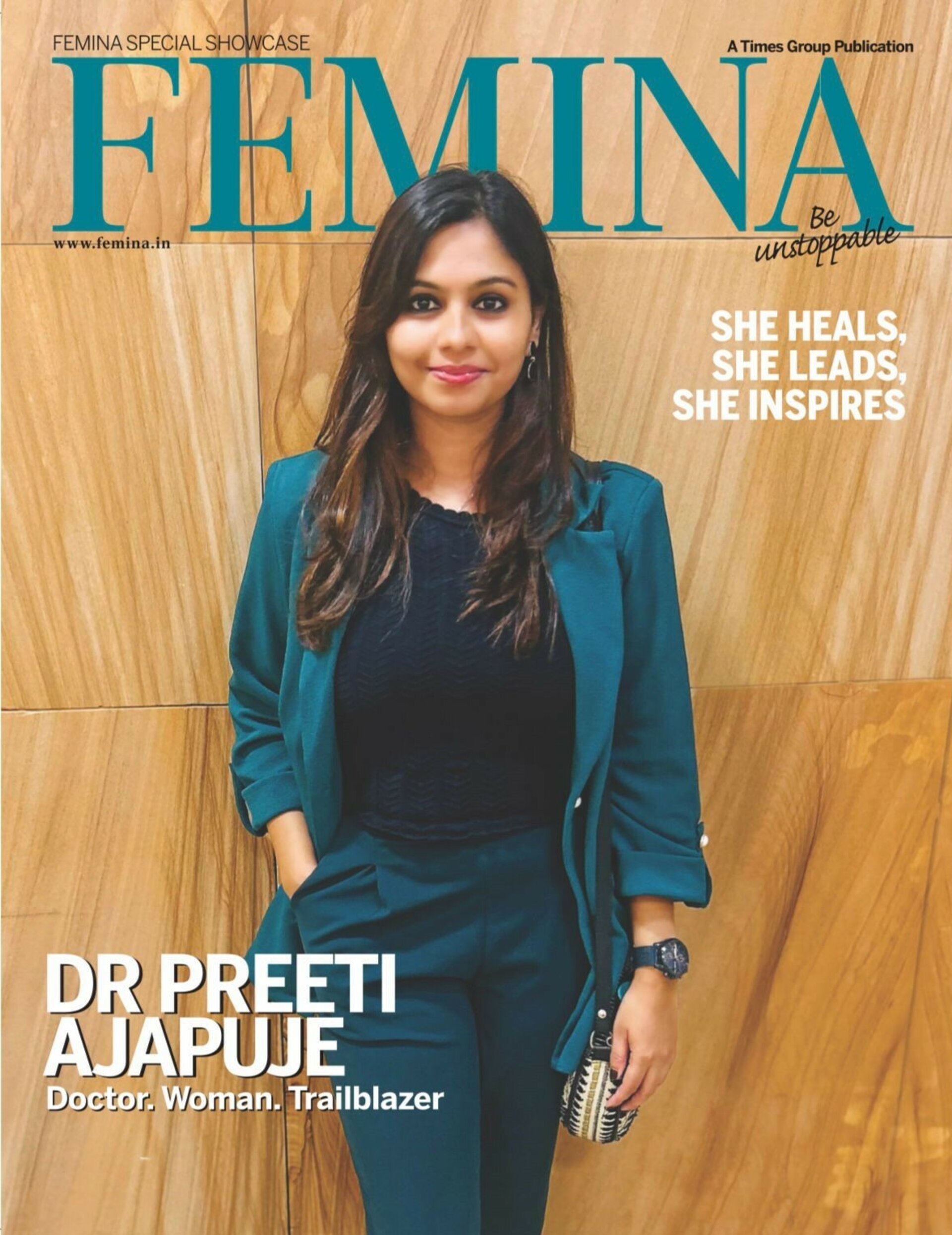 Dr. Preeti Ajapuje Featured in Femina Unstoppable by Times Group
