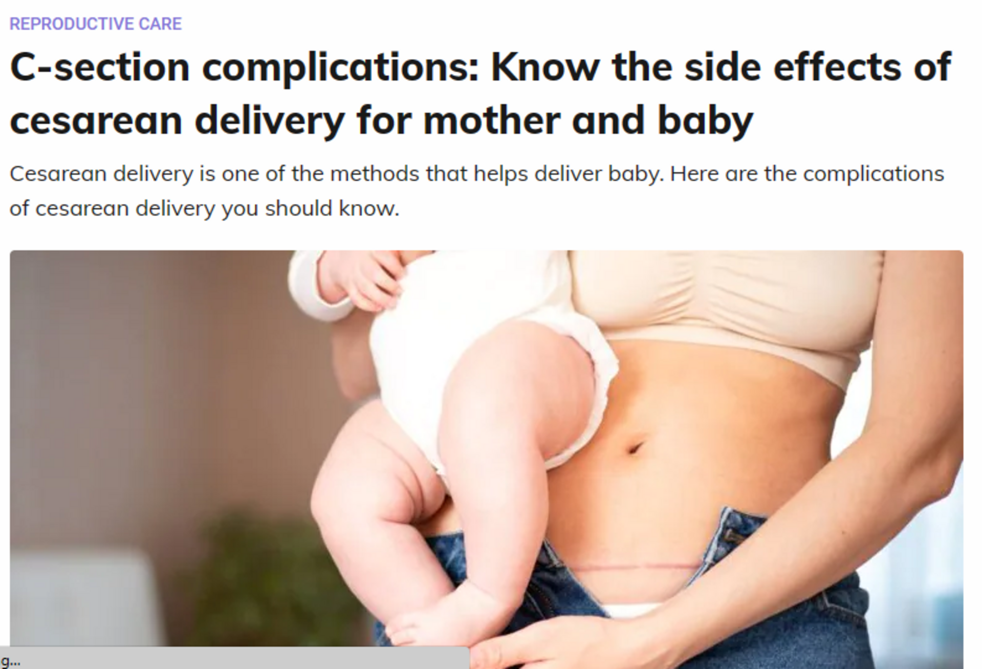 C section awareness by Dr Rushali Jadhav