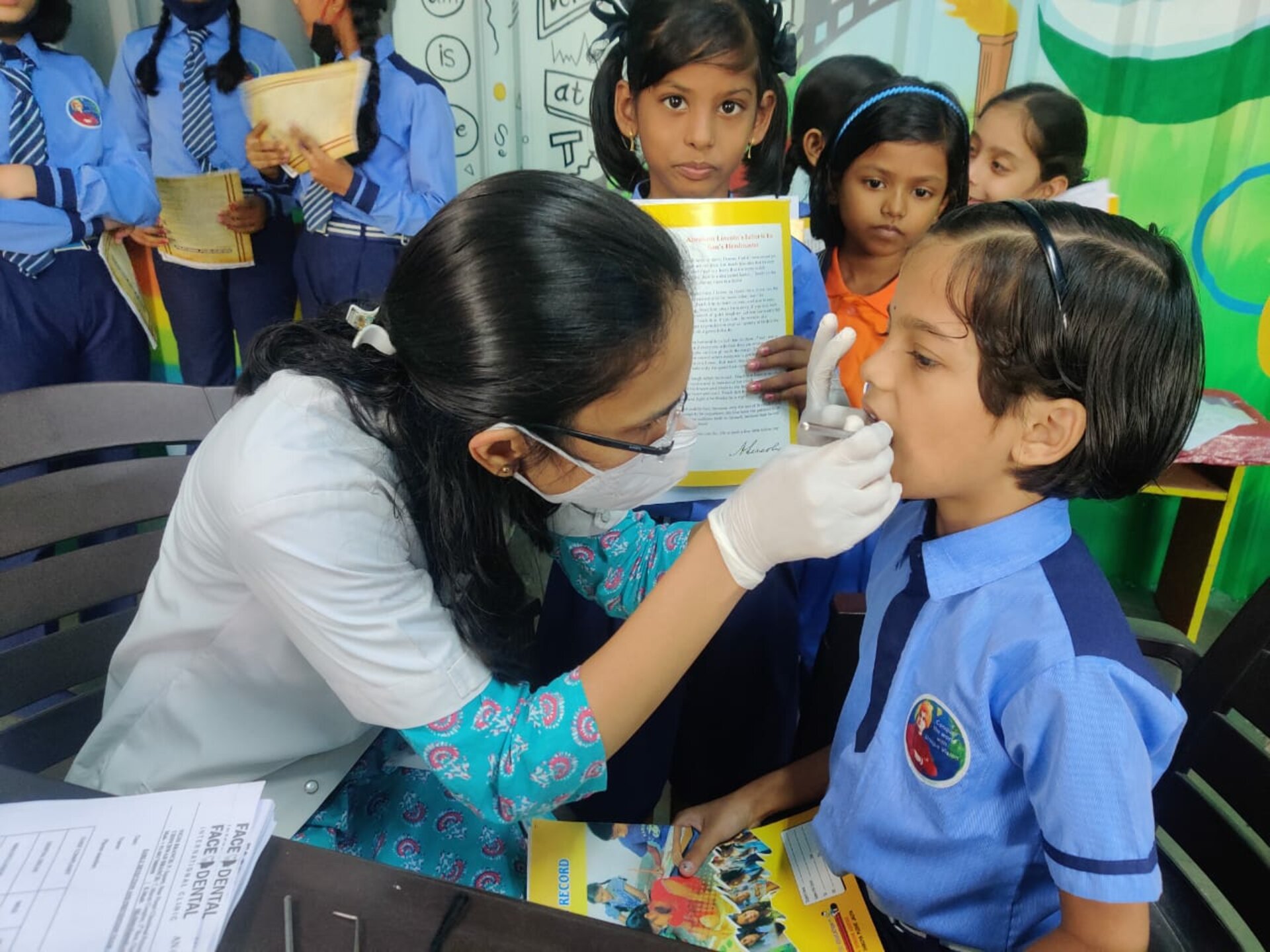 Dental Checkup Camp at Vision English Medium School Pune | Dr. Prakash Patil