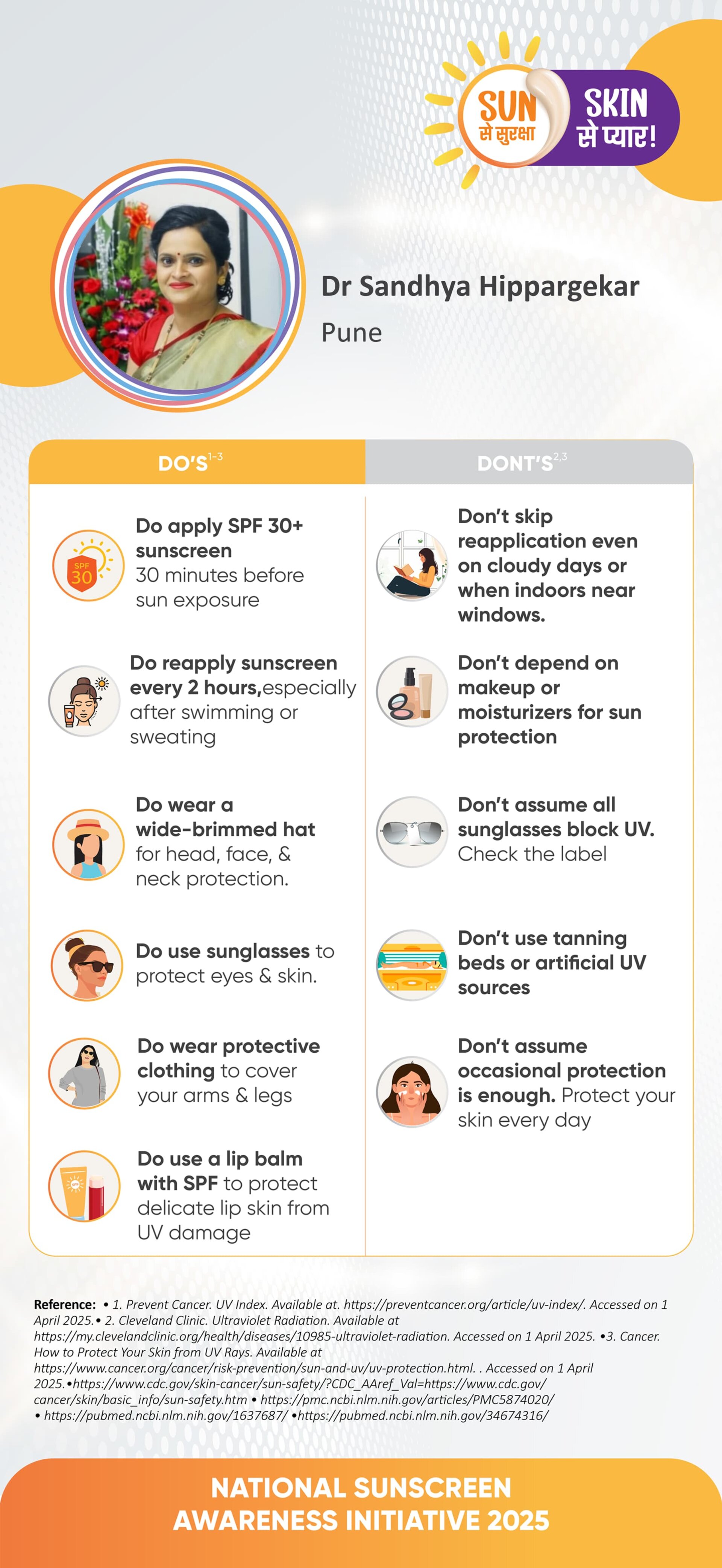 Daily Sun Protection Tips by Dr. Sandhya Hippargekar