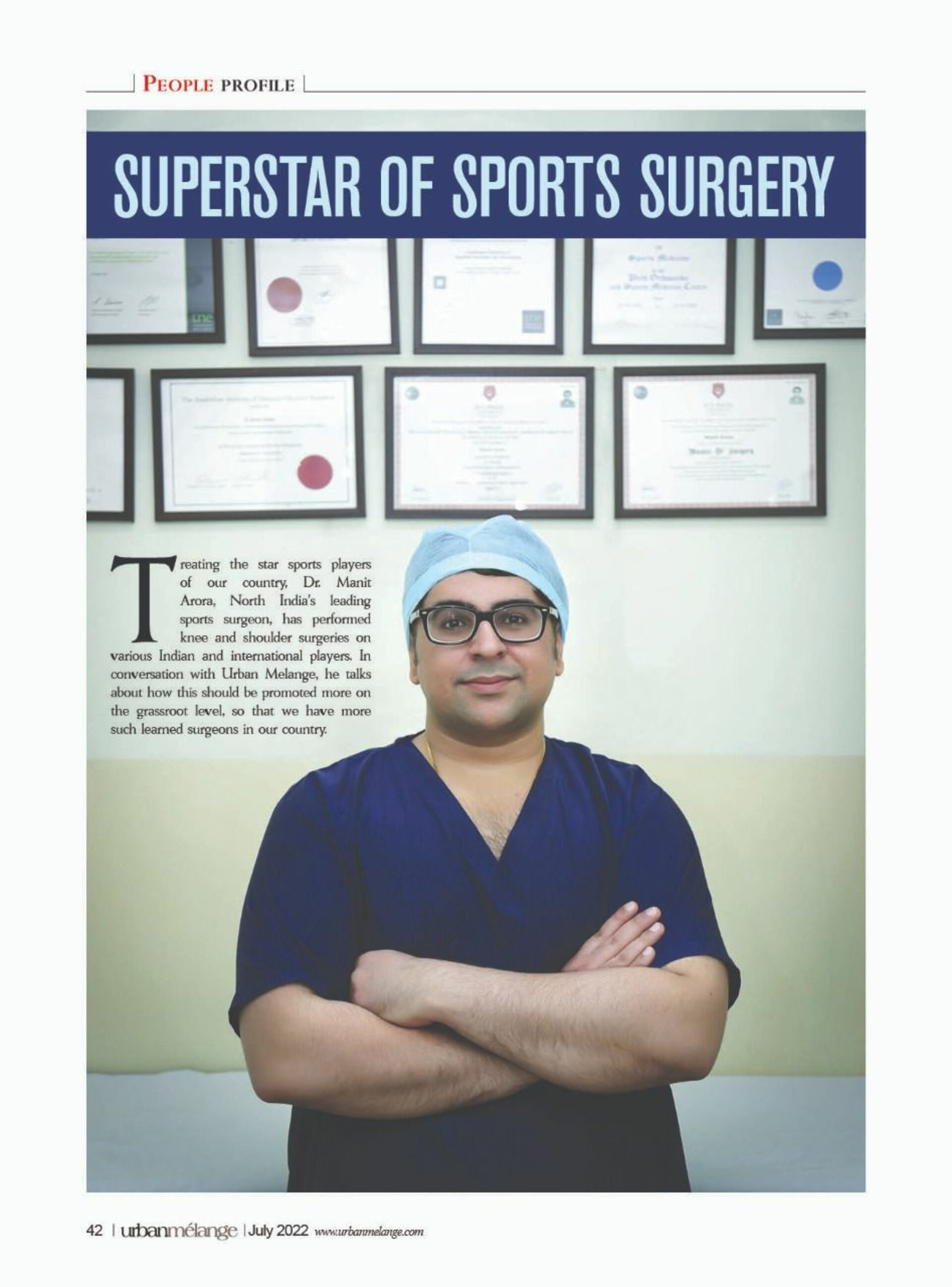Superstar of Sports Surgery | Dr. Manit Arora | ACL Surgeon